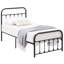 Base de lit simple avec tête de lit et pied de lit Kempst, base de lit plateforme classique en métal, sommier avec support à lattes métalliques robustes, aucun sommier requis, silencieux-1970483957-1973685403