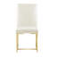 Chaise d'appoint Bilboro en blanc