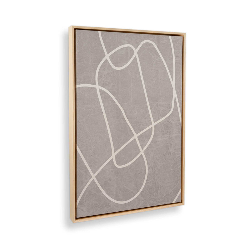 Silent Journey v2 Print, American Maple Floater Framed Canvas, 30.75" H x 20.75" W x 1.75" D