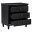 Armoire de rangement en bois à 3 tiroirs avec table de chevet-1298240554