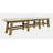 Fahrettin Rustic Distressed Pine  Upholstered Dining Bench-77096629-123187564