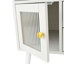 Bureau de coiffeuse 3-en-1 avec miroir basculant éclairé et armoire réglable