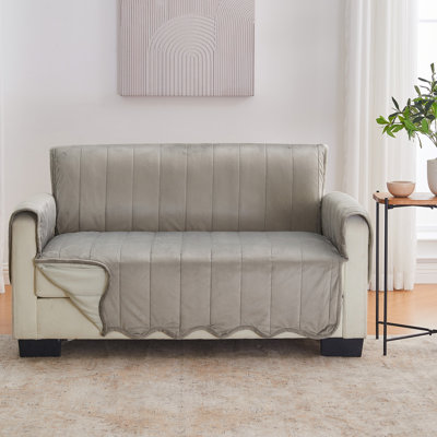 Ultra-Soft Velvet Loveseat Furniture Protector