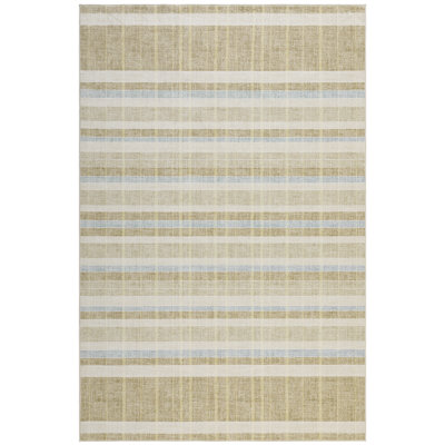 Plaid Checkered Low Pile Washable Area Rug with Non-Slip Backing