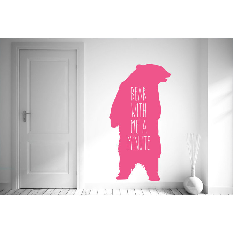 Animals Wall Decal, Pink