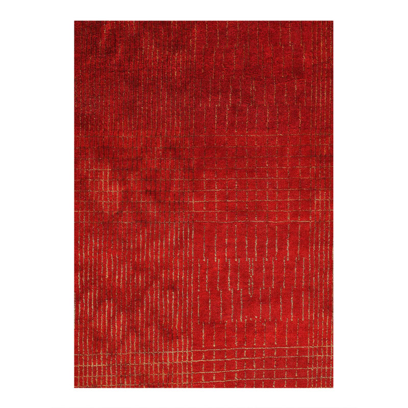 Shalesh Area Rug in Red