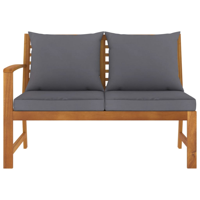Banc de jardin en bois Rande, Gris