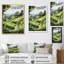 Champ de thé japonais - reproduction sur toile-843590366-843590367