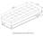 Bed Bench Metal Base With Storage Velvet-2001914906