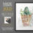Boho Cactus Framed Print - Solid Wood-576041601-576041603