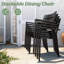 Aluminum Outdoor Stacking Dining Armchair