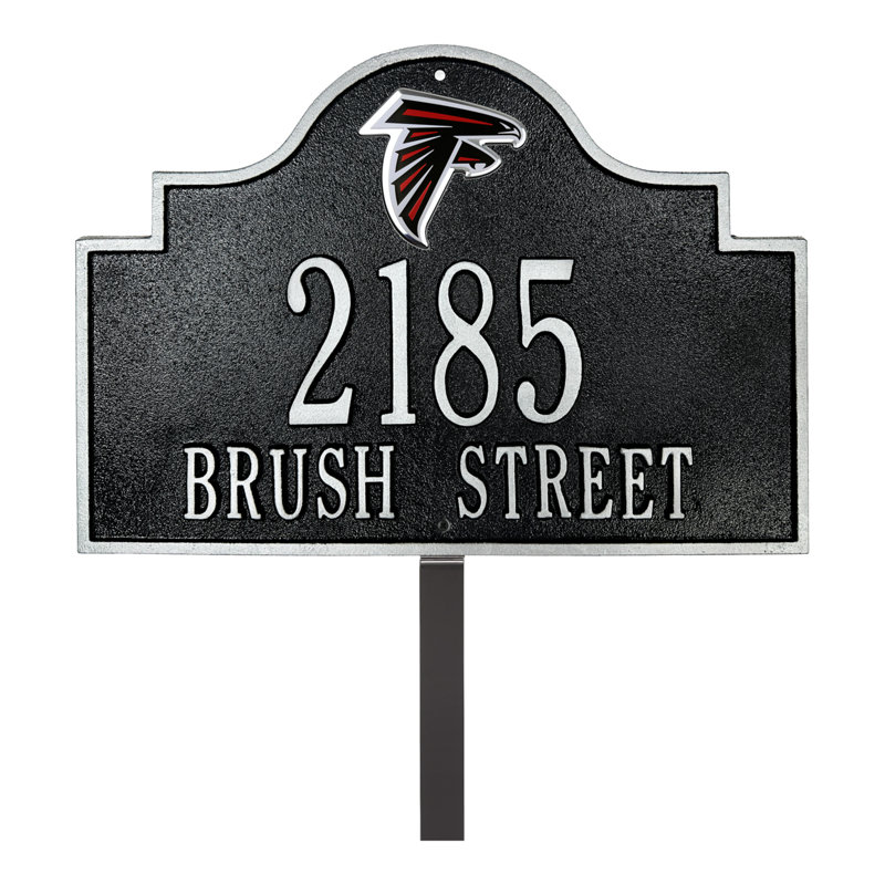 Plaque du logo NFL d'Atlanta Falcons Gateway Arch, Falcons d'Atlanta