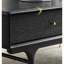 Table basse moderne avec coins en R