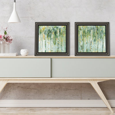 "The Forest II" par Lisa audit, ensemble de 2 reproductions d’art encadrées sur papier