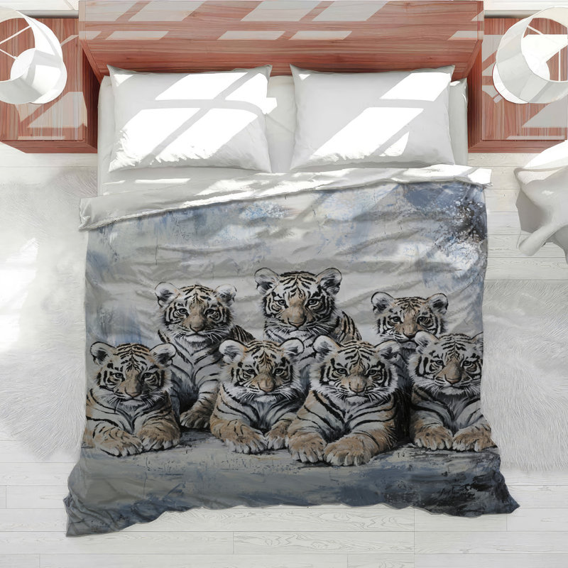 Édredon Tiger Cubs Bedding, Édredon simple