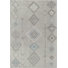 Blue/Ivory/Silver/Gray