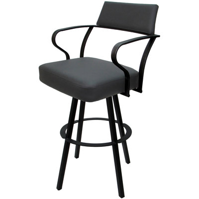 Keiley Swivel Upholstered Counter Stool