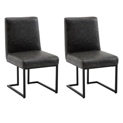 45cm H Upholstered Metal Side Chair