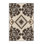 Tapis gris moelleux à motif géométrique moderne et contemporain Temaraia Echeveria