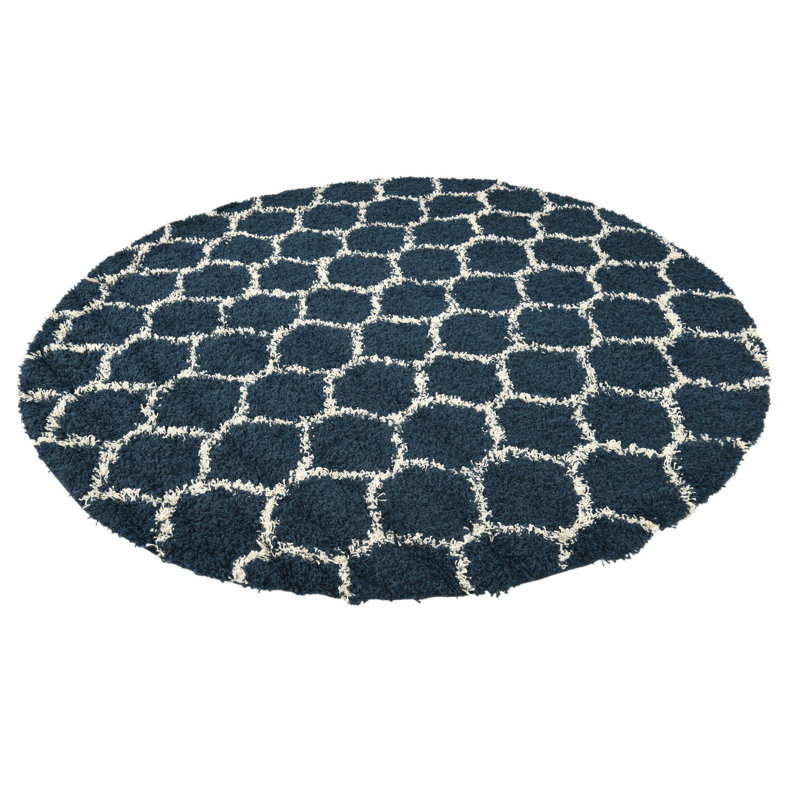 Geometric Indoor Rug, Round 10'
