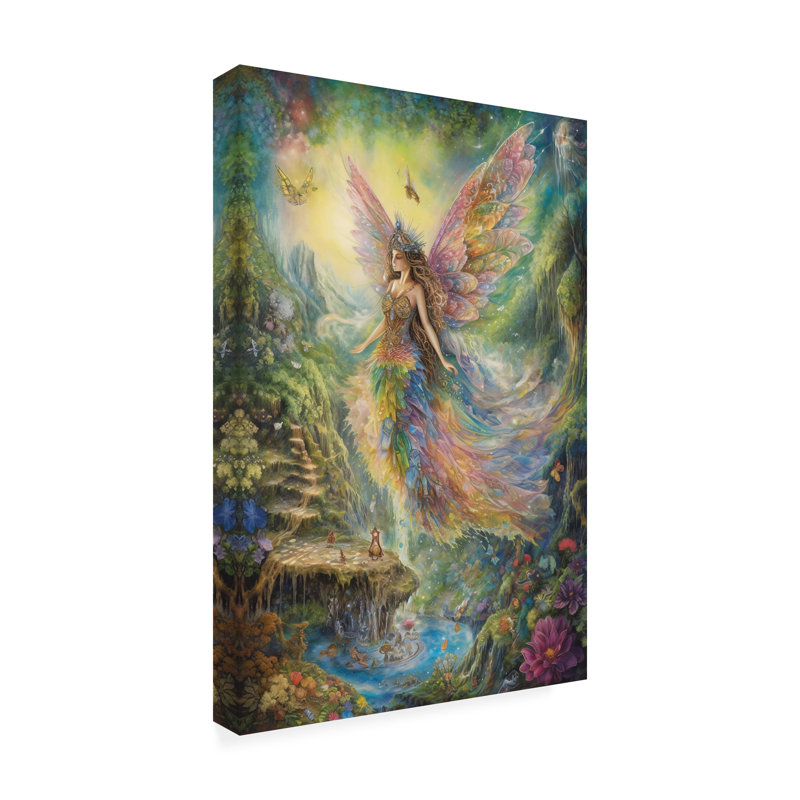 Art sur toile Marvalee Mikey Bergman Jw Faerie 29, H 32 po x l 22 po x P 2 po