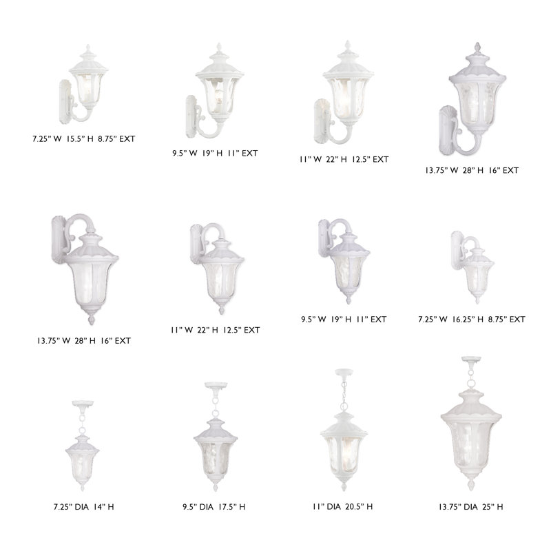 Alechandre Water Lamp Post (Full), White