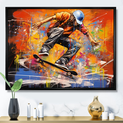 " Skateboard Street Canvas I "
