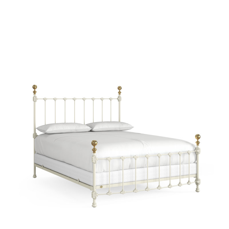 151 Palatial Bed | Complete Standard, California King, Gunmetal/Antique Gold