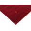 Handwoven Wool Gabbeh Uni Red Rug-239309611