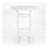 Cottage White 3-Piece HDPE Outdoor Bar Set with Round Table and 2 Stools-779002035