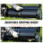 Push Lawn Sweeper, 26-inch Leaf & Grass Collector, Durable to Use with Large Capacity 7 cu. ft. Mesh Collection Hopper Bag, 4 Spinning Brushes, Strong Rubber Wheels & Heavy-Duty Thickened Steel