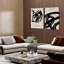 2 Piece Wrapped Canvas Wall Art