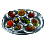 Stainless Steel Divided Serving Dish