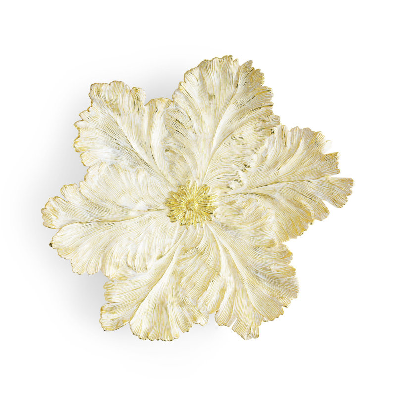Tulip Centerpiece, Gold/White
