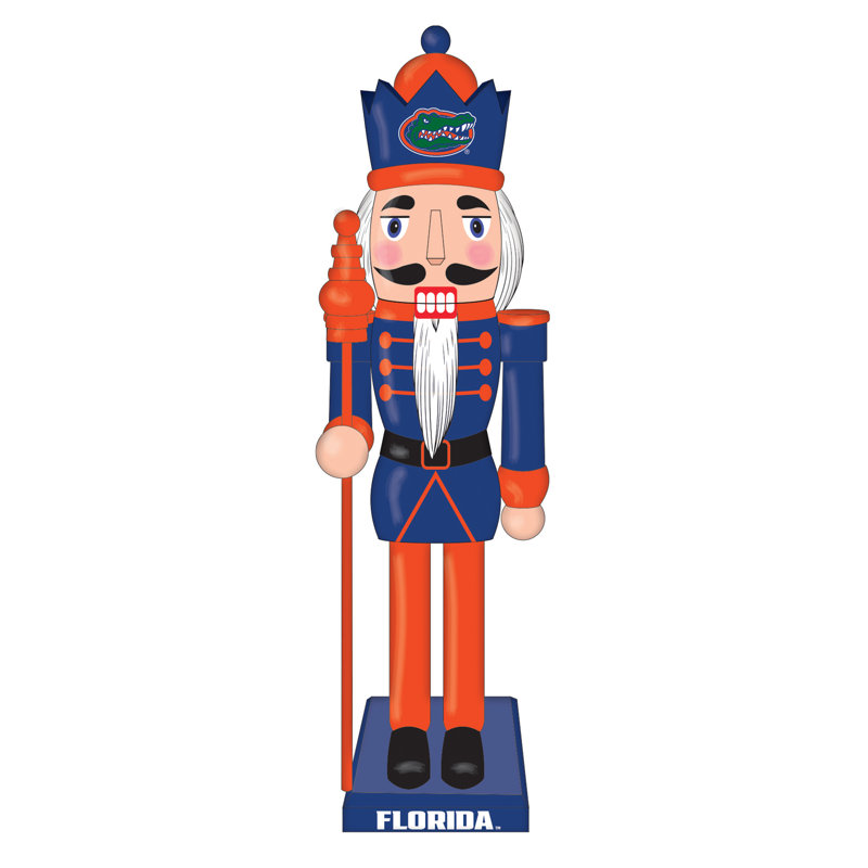 NCAA 12" Wooden Tabletop Nutcracker , NCAA Florida