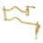 Kingston Brass Heritage Two-Handle 1-Hole Wall Mount Pot Filler Faucet-50385954