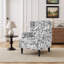 Upholstered Chenille Armchair-1093260779