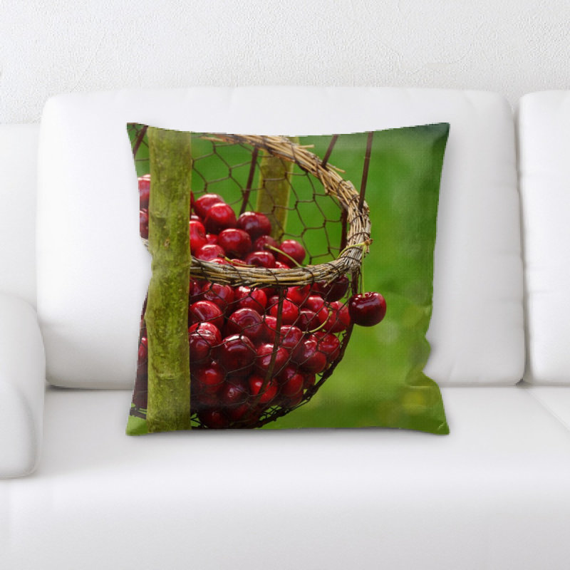 Coussin en cerises
