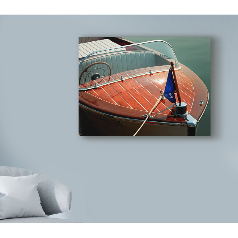 « antique bateauing iii », reproduction de photo sur toile tendue, H 35 po x l 47 po x P 2 po
