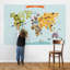 Décalcomanie murale carte du monde pour enfants-2113977685