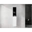 Armoire de salle de bain moderne moderne de 12 pouces avec portes à fermeture douce et fixation flottante pour un rangement élégant