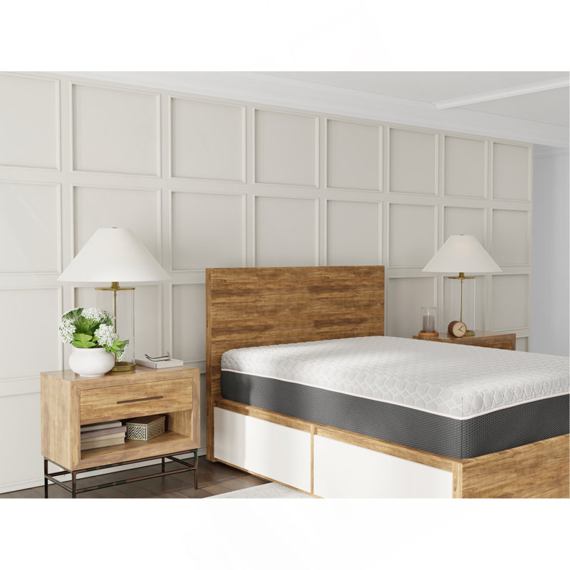 Copper Infused Hybrid Plush Memory Foam Mattress, Full, 12"