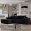 Canapé modulaire en velours côtelé Clementino-116082403