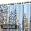 Rideau de douche Reindeer Winter Forest-1090005661