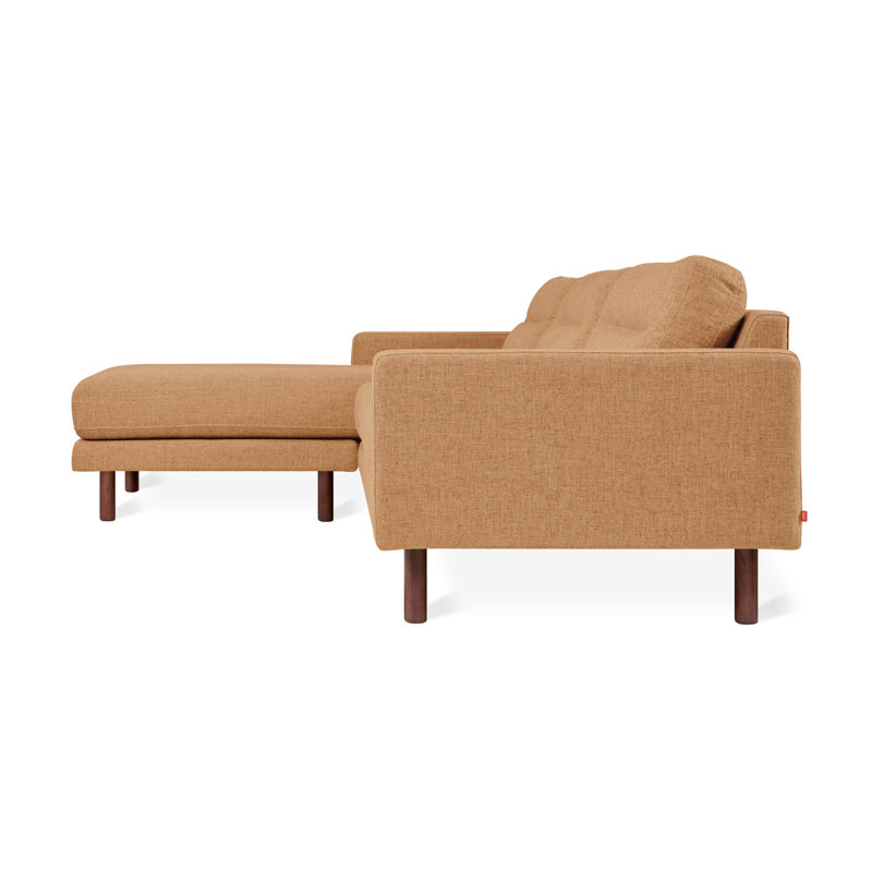 Miller Bi-Sectional, Caledon Amber Polyester Blend