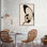 Animaux, papillon sépia I, insectes - Impression sur toile