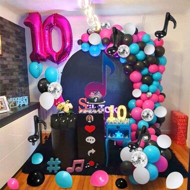  DIWULI Fox Balloon Birthday Decoration 1 Year Set