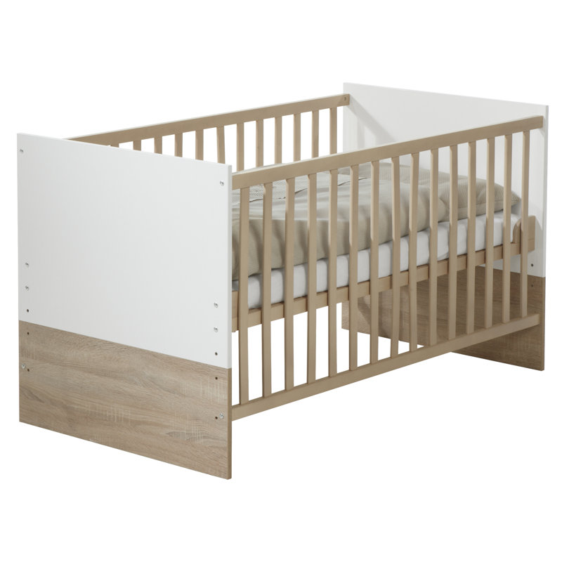 Gabriella Cot Bed 3-Piece Nursery Furniture Set, Standard (H 98cm x W 88cm x D 75cm)