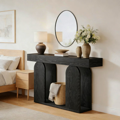 Table basse pratique, console durable, table de couloir minimaliste