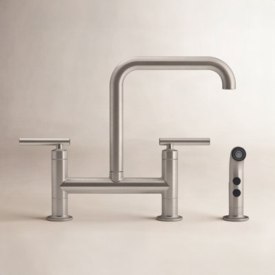 Kohler Purist Bridge Faucet with Sidespray